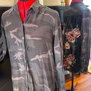 Johnny Was silk shirt